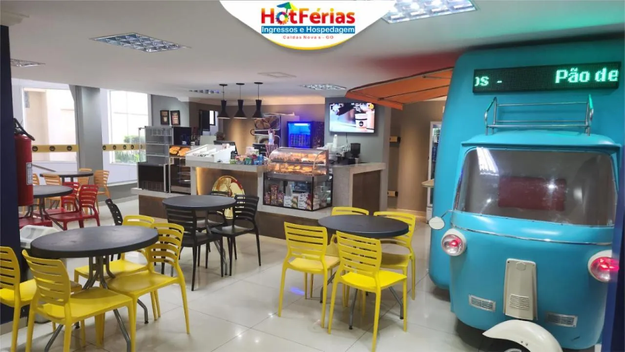 Lejlighedshotel Golden Dolphin Grandhotel - Com Roupas De Cama E Banho - Piscinas 24H, Prox Ao Water Park, Hotel Prive, Boulevard, Riviera - Hotferias Caldas Novas Brasilien