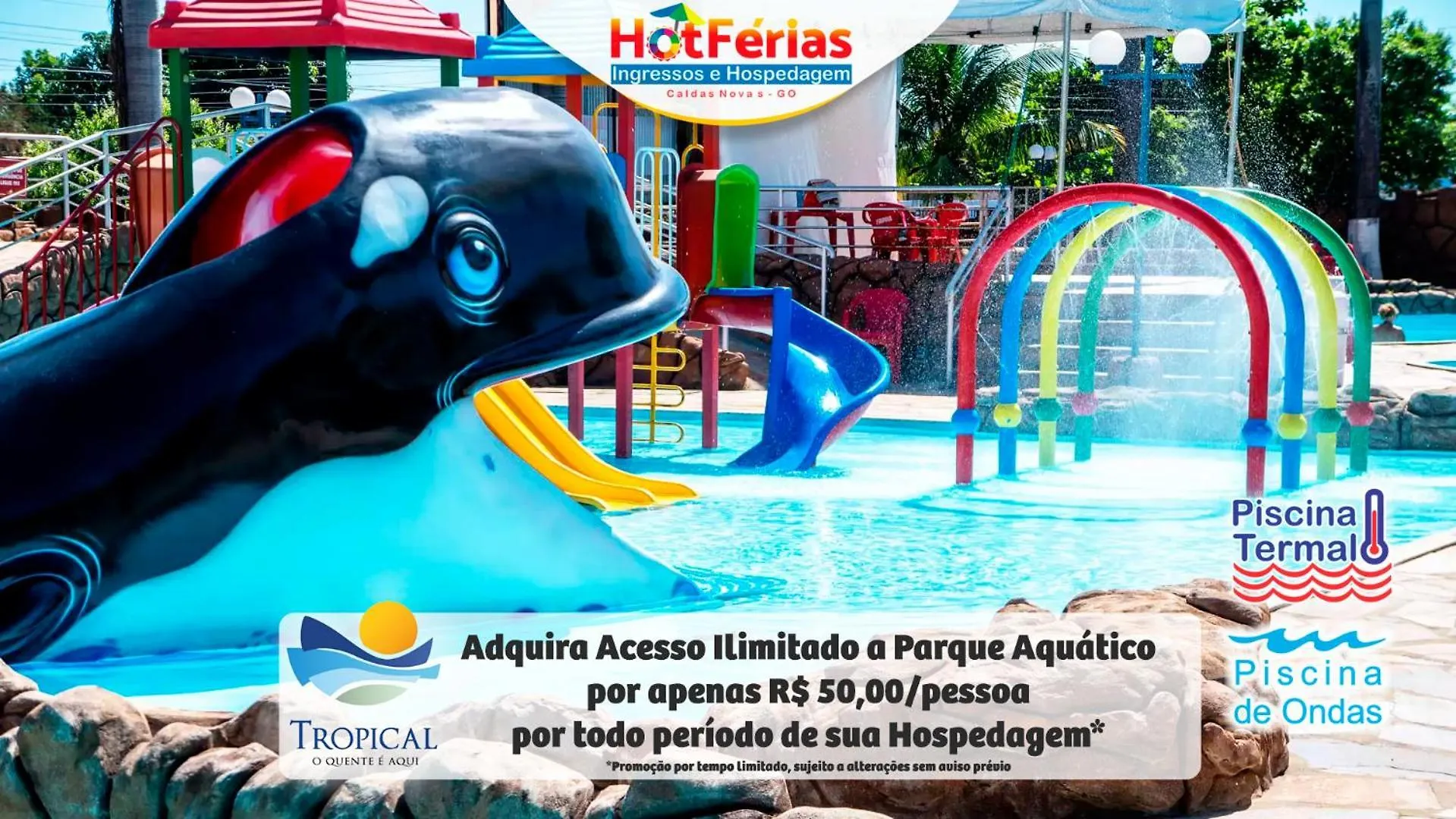 Golden Dolphin Grandhotel - Com Roupas De Cama E Banho - Piscinas 24H, Prox Ao Water Park, Hotel Prive, Boulevard, Riviera - Hotferias Caldas Novas Lejlighedshotel